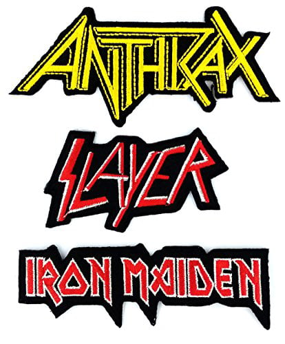 Anthrax Embroidered Iron/Sew ON Patch 3” x 1.5” Rock Metal Music 