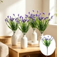 thumbnail image 5 of Gaecuw Artificial Calla Lily Bouquet, Faux Silk Flower, Realistic Floral Decor for Home Wedding Vase, with Green Leaves and Flexible STALKs, in Purple, 5 of 5