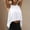 White, variant on Fnooota Women's Tank Tops, Loose Fit Athletic Yoga Sleeveless Summer Shirts Khaki Size XL