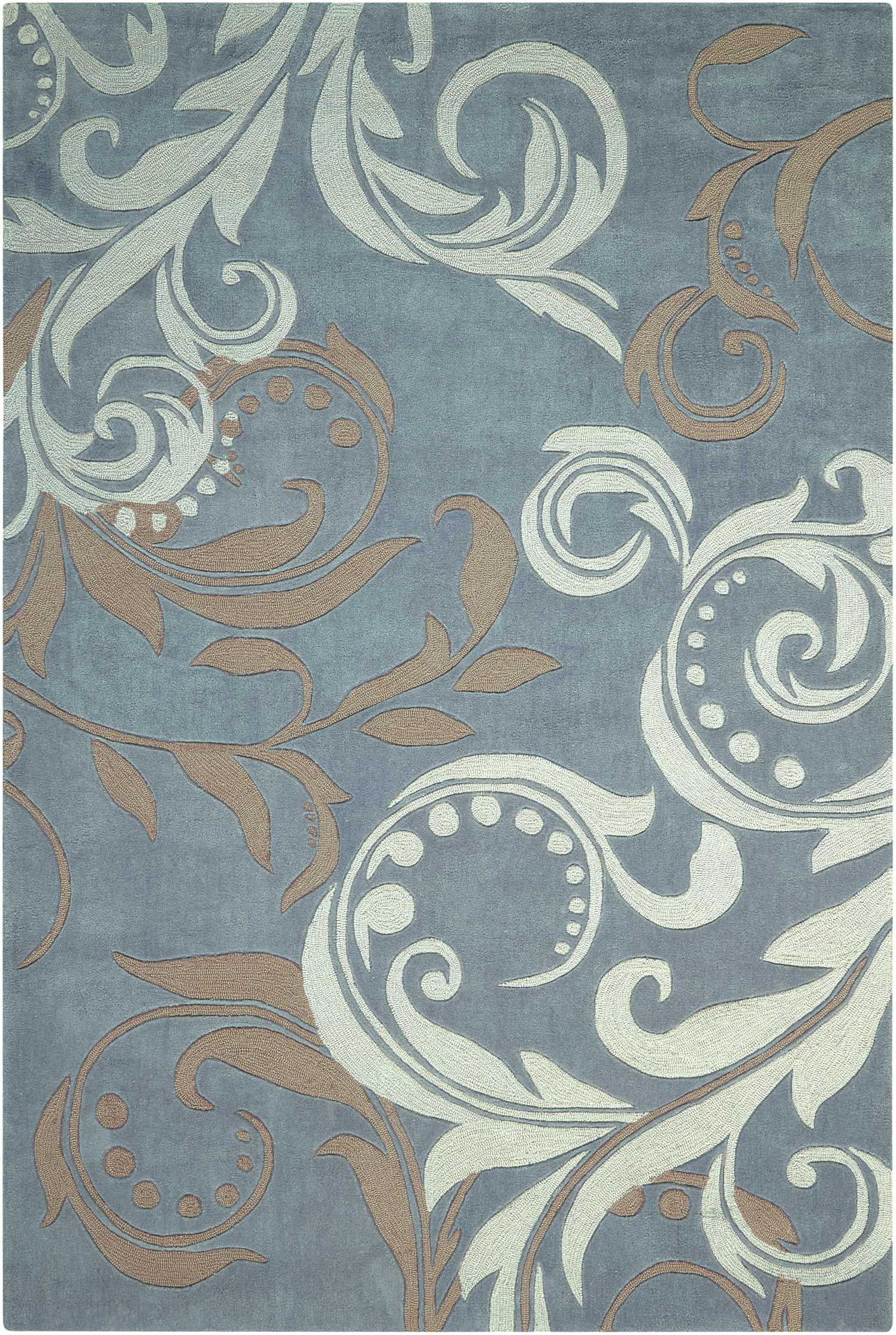 Nourison Contour Colorful Silver 3'6" x 5'6" Area Rug, (4x6)