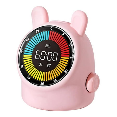 

AdXKenry Timers for Cooking Cute Digital Visual Timer 99/60Minute Alarm Clock Countdown Timer For Kids And Adults Time Management Education Tool For Kitchen School Office