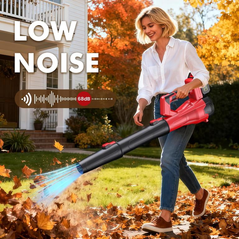 Dapmiu Handheld Cordless Leaf Blower, 21V 6 Speed Modes 150MPH 600CFM, 2 X 3.0Ah Batteries & Charger Included, Perfect for Leaves Dust Snow, Patio Cleaning & Lawn Care