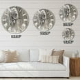 thumbnail image 4 of Designart 'Farmhouse Horse' Farmhouse wall clock, 4 of 4