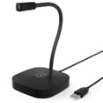 thumbnail image 1 of MesaSe Desktop Computer Microphone USB Wired Microphone 360 Degrees Omnidirectional Condenser Mic Adjustable Neck with Mute Touch-Button Plug & Play for Computer PC Laptop Office Meeting, 1 of 7