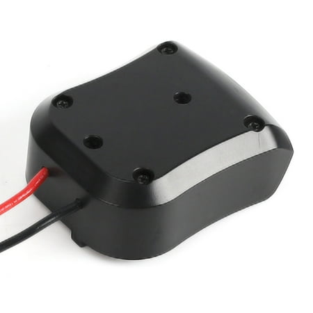 

DW12V DIY Battery Adapter for 10.8V-12V - Battery Power Wheel Adaptor Dock Holder with 14 Awg Wires Black