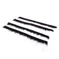 thumbnail image 4 of Black Fur Fabric, Faux Fur Fabric Pure Color Washable  For Centerpieces For Christmas Tree, 4 of 8