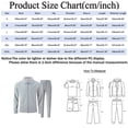 thumbnail image 3 of Ketyyh-chn99 Mens Tracksuits 2 Piece Men's Solid Color Zip Front Cardigan Jacket Trousers Set Size for M,Wine, 3 of 5