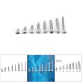 thumbnail image 4 of Vis autotaraudeuses en acier inoxydable 304 pour le travail du bois et du plastique (tête cylindrique), 4 of 4