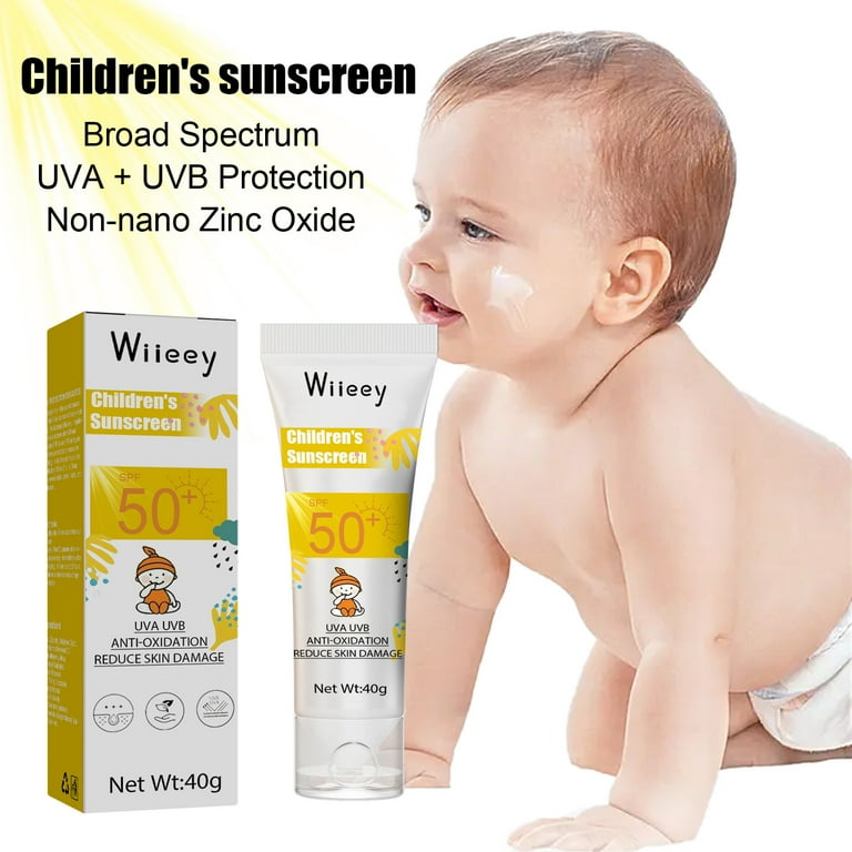 3 Pack SPF 50 Baby Sunscreen Lotion UVA UVB Protection Water Resistant Non Allergenic