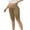Khaki-B, variant on Yufatyle Yoga Shorts for Women Plus Size Lightweight Biker Shorts Boy Shorts for Under Dresses Elastic Waist Short Leggings Khaki 3XL