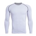 thumbnail image 4 of PNTUTB Men's Quick Dry Solid Color Crew Neck Slim Fit Lightweight Long Sleeve Sports Top, 4 of 6