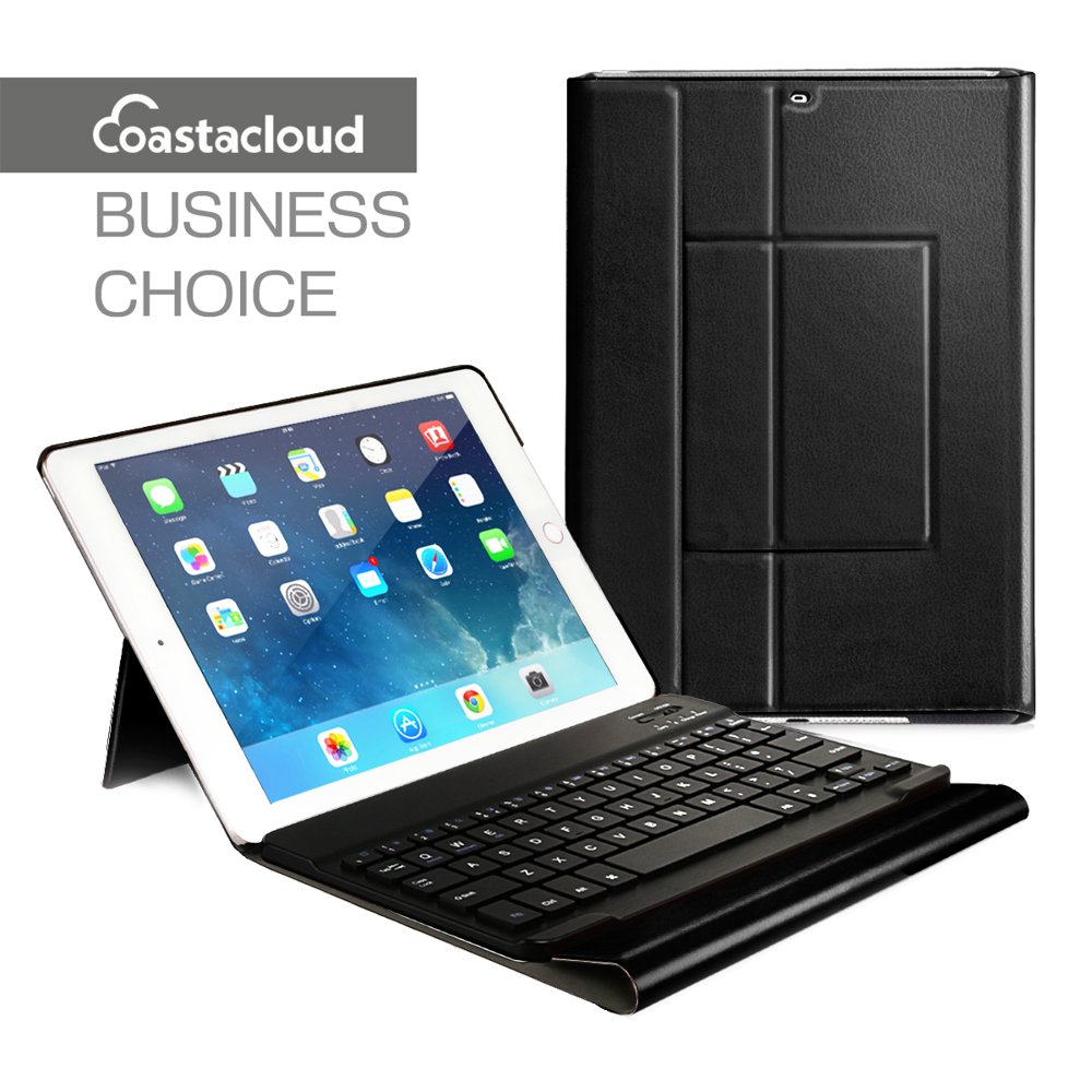 Apple iPad Air 1 / iPad 2017 Bluetooth Keyboard Case, CoastaCloud