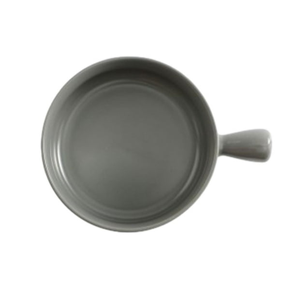 Advancent Elegante y liviano, disfrute de la sopa de cebolla francesa con tazones de porcelana, cerámica fácil de limpiar y duradera Cocina y Comedor Gris