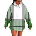 thumbnail image 2 of Abomasnow Sherpa Fleece Sweatshirts for Women Long Sleeve Tie Dye Sweatshirts with Hooded Fall Winter Warm Fuzzy Hoodies, 2 of 5