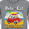 thumbnail image 3 of Pete The Cat - At The Beach - Toddler And Youth Long Sleeve Graphic T-Shirt, 3 of 6