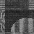thumbnail image 5 of HomeRoots 582704 3 x 5 ft. Geometric Washable Indoor & Outdoor Rectangle Area Rug, Charcoal, Gray & Silver, 5 of 5