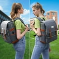 thumbnail image 2 of Unisex College Bag Fits up to 15.6’’ Laptop Casual Rucksack Waterproof School Backpack Daypacks, 2 of 6