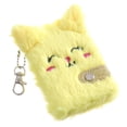 thumbnail image 1 of Flmtop Carnet en Peluche 80 Pages Pendentif Porte-Clés Taille de Poche Mignon Journal Chat pour Filles, 1 of 10