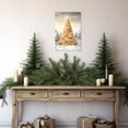 thumbnail image 2 of ZHONGYUTONG Christmas Tree Canvas Wall Art Snow Pine Tree Pictures Winter Scenes Painting Poster for Xmas Festive Home Decor Framed (16.00" x 24.00"), 2 of 5