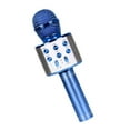 thumbnail image 3 of Microphone Noise Reduction Rechargeable Karaoke Microphone Wireless Portable LED Mic, Blue, 3 of 9