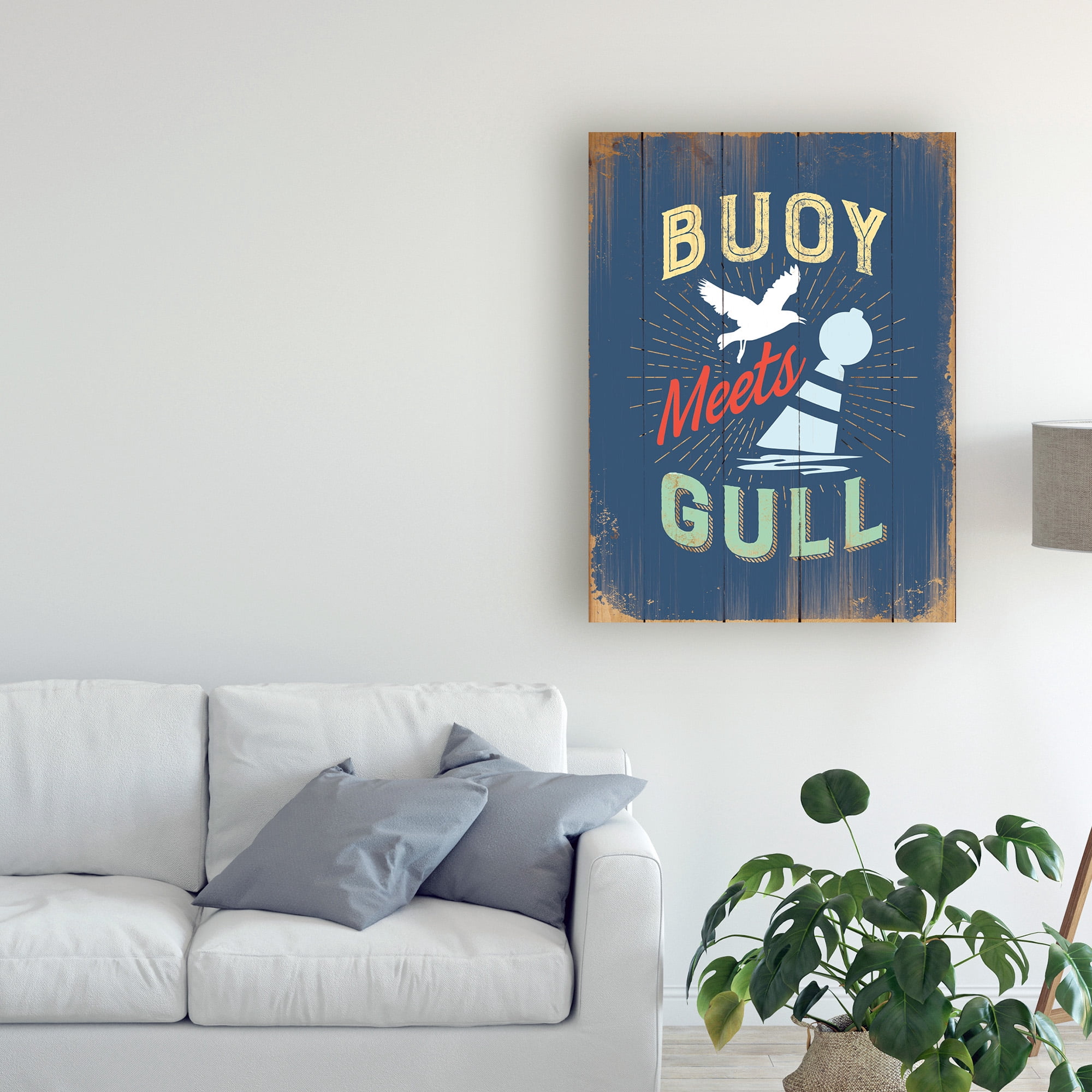 Trademark Fine Art 'Punny Coastal IV' Canvas Art by JJ Brando