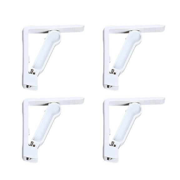 OUNONA  4 Pcs Centerpiece Table Decorations Foldable Tablecloths White