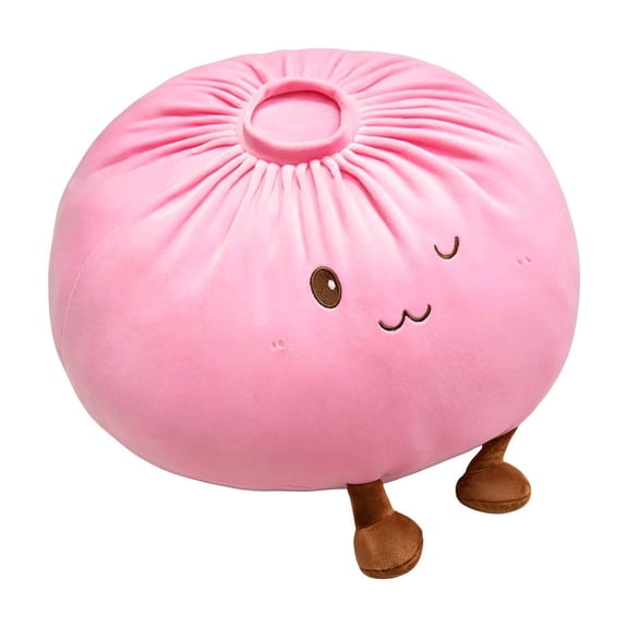 Dvumao Cute Colorful Bun-shaped Throw Pillow Multiple Scenarios Not Easily Deformed Sofa Cushions.