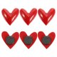 thumbnail image 1 of 6 imanes adorables para el refrigerador con forma de corazón para San Valentín., 1 of 5