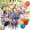 20pc, variant on 12/20/30/50 Pack Thickened Neon Punching Balloons with Rubber String, Party Favor Bounce Balls for Classroom Prizes, Easter Basket Stuffers Carnival Birthday Gift, Stress Relief Hand Boppers