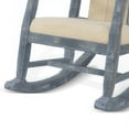 thumbnail image 4 of Rena Rocking Chair, Cushion Seat and Back, Blue Mahogany Mindy Wood, 4 of 6
