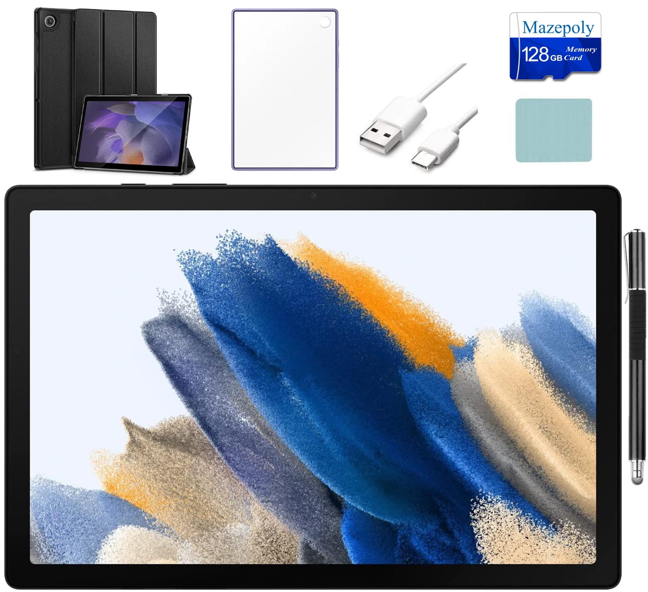 Samsung Galaxy Tab A8 10.5-inch Touchscreen (1920x1200) Wi-Fi Tablet Bundle, Octa-Core Processor, 3GB RAM, Memory, Bluetooth, Android 11 OS, Dark Gray with Mazepoly Accessories - Walmart.com