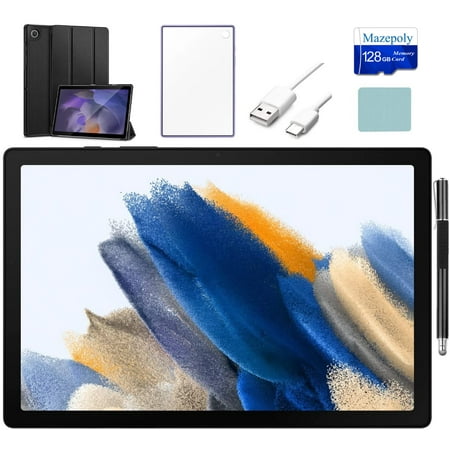 Samsung Galaxy Tab A8 10.5-inch Touchscreen (1920x1200) Wi-Fi Tablet Bundle, Octa-Core Processor, 3GB RAM, 32GB Memory, Bluetooth, Android 11 OS, Dark Gray with Mazepoly Accessories