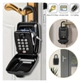 thumbnail image 3 of Hanging Key Lock Safe Secret Storage Box Password Security Lock No Key Required Home Office Key Portable Combination Box Storage ,More Reliable & Robust, 3 of 7
