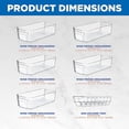 thumbnail image 2 of NutriChef, Kitchen Organizers and Storage, Fridge Organizers and Storage, Food Storage Containers, Refrigerator Organizer, Great for Fridge, Egg Storage, Pantry, Cupboard, Kitchen Storage, 6 Bins, 2 of 4