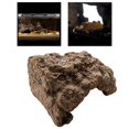 thumbnail image 3 of pitrice Simulation Reptile Hiding Cave Hole Adornment Artificial for Turtle Tortoise Medium, 3 of 8