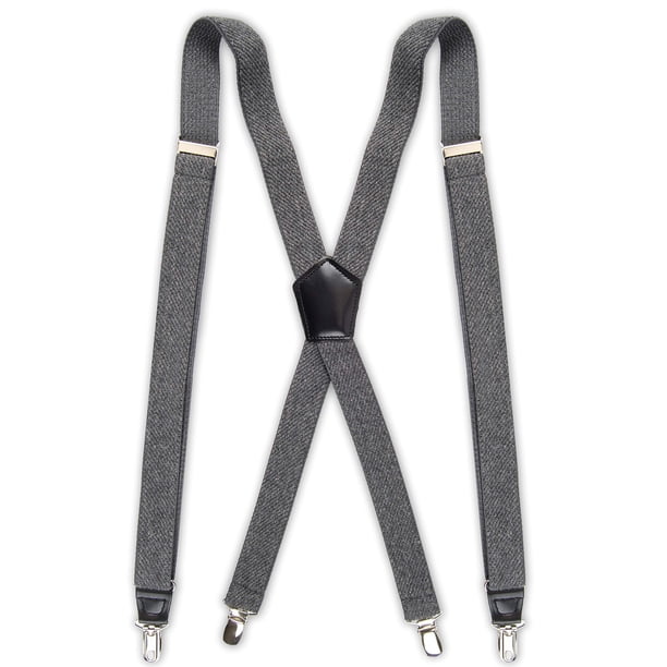 Tirantes DOCKERS para Hombre Texturizados Sólidos en Gris Talla Única