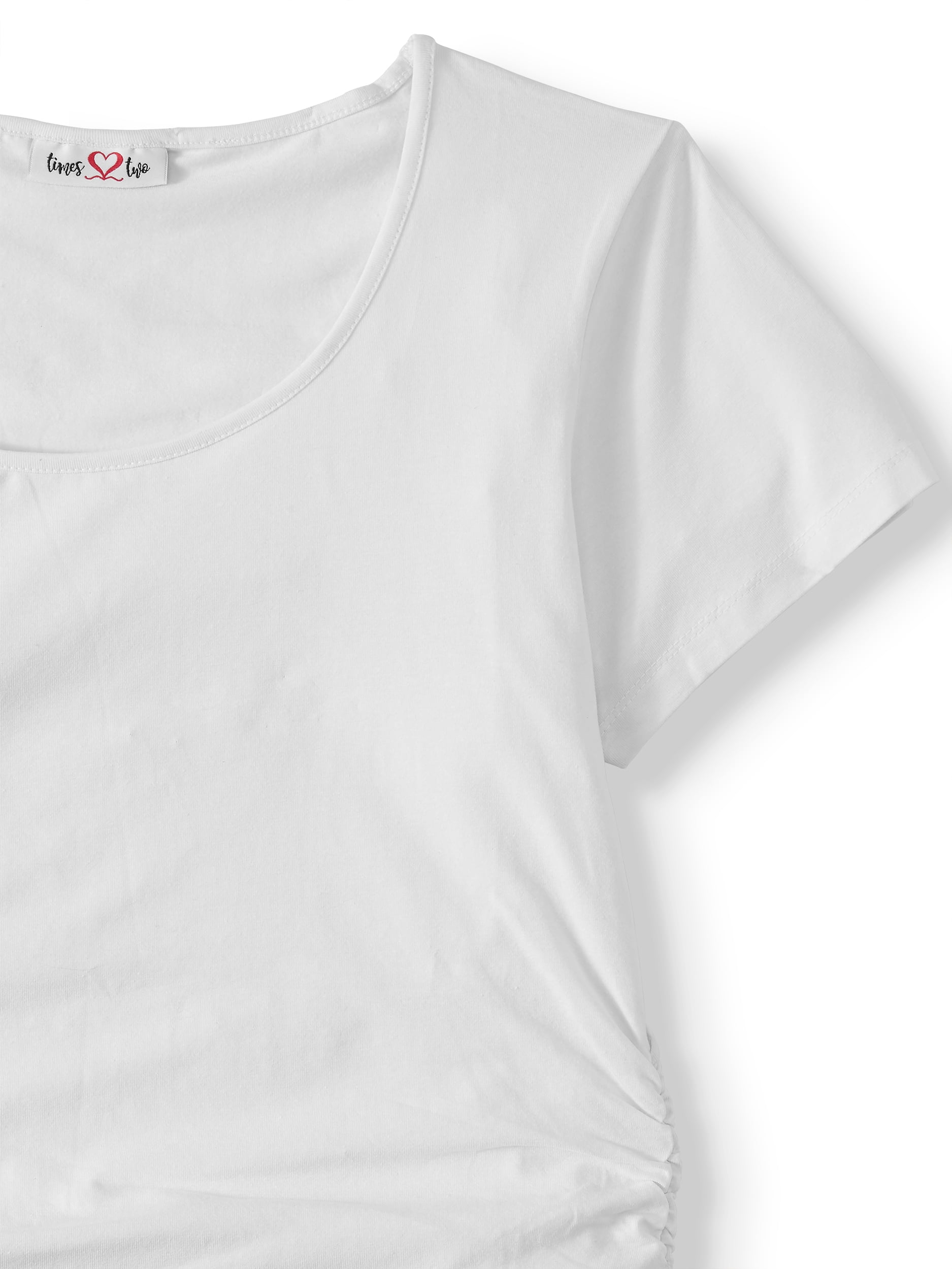 Oh! Mamma Maternity Women's Short Sleeve T-Shirt & Tank Top, 2 Pack (Womens & Women's Plus)