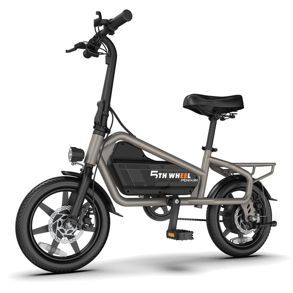 5TH WHEEL 14" Electric Bike for Adults with 650W Peak Motor Electric Bicycle, 36V 7.8Ah Battery Ebike, UL2849