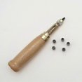 thumbnail image 5 of Screw Hole Punch Leather Tool Book Drill Craft Paper Punch Kit(2sets, Wood Color), 5 of 5