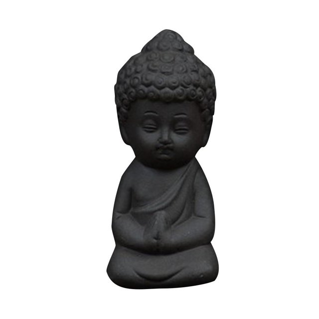 Buda Estatua Monje Té Mascota Para Salón De Té Adorno Hecho A Mano Zulema Monje pequeño de Buda de cerámica