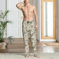 thumbnail image 4 of Bingfone Halloween Cactus Mens All Over Print Sleep Pajama Pants-Large, 4 of 5
