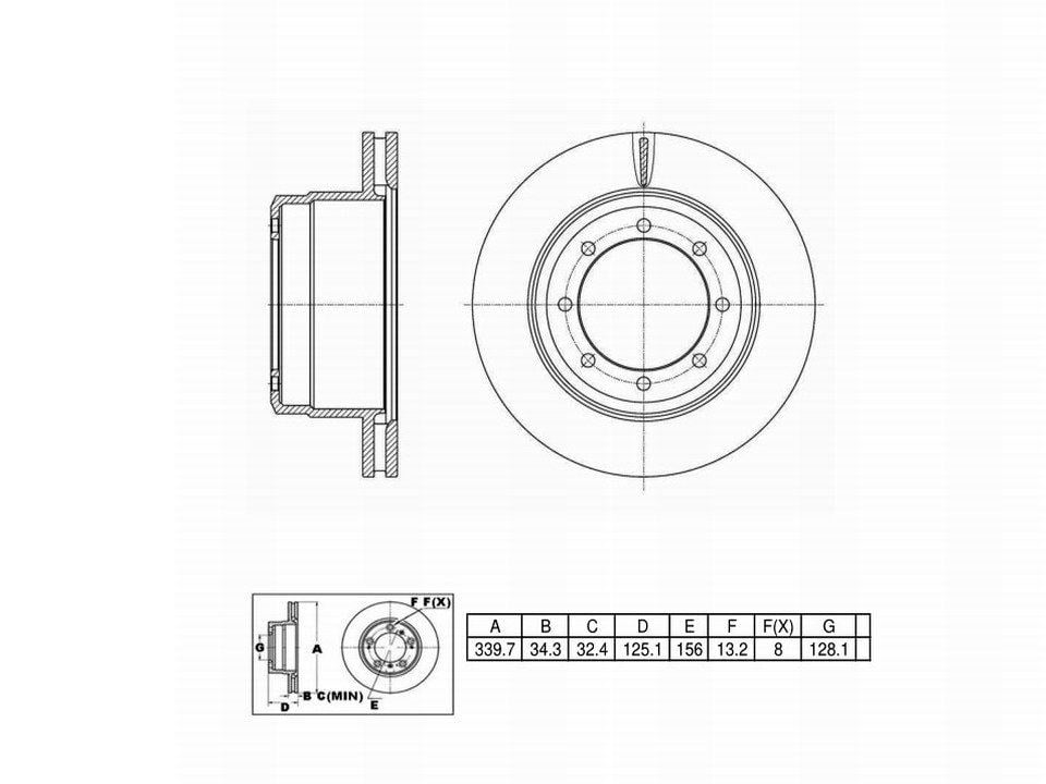Winstop Brake Kits, Rear WSK660, Ford F-350 Super Duty 2007-2005