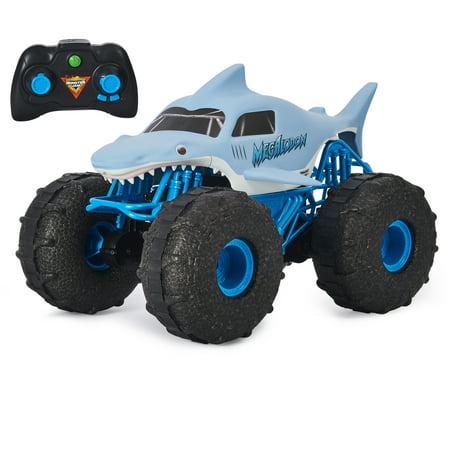 Monster Jam, Official Megalodon Storm All Terrain Remote Control Monster Truck Toy Vehicle