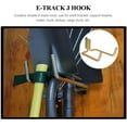 thumbnail image 2 of KAJNBN 1Pack E-Track Hook for Tools Heavy Duty Shovel Tool Hanger for Truck, 2 of 8