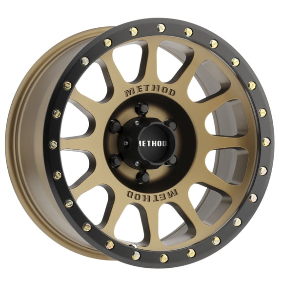 Method Race mr305 nv 16x8 6x139.7 0et 108mm method bronze/black street loc wheel Fits select: 2000-2013 CHEVROLET SILVERADO, 1996-2023 TOYOTA TACOMA