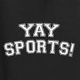 thumbnail image 5 of Wild Bobby YAY SPORTS! Sports Women Slim Fit Junior Tee, Black, Small, 5 of 5