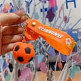 thumbnail image 2 of European Cup Football Keychain Glue Football Pendant Football Jewelry Keychain, 2 of 8