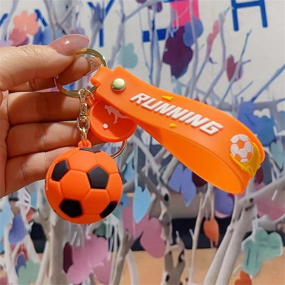 YOHAVEN European Soccer Football Keychain Pendant Jewelry Gift for Players Coaches Fans, Sports Memorabilia Birthday Christmas Holiday Party Gift