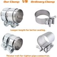 thumbnail image 4 of Exhaust pipe clamp car rim exhaust pipe clamp, 4 of 5