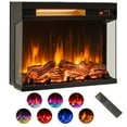 thumbnail image 1 of Costway 23" 3-Sided Electric Fireplace Insert Heater 1500W with Thermostat & Remote Control, 1 of 10